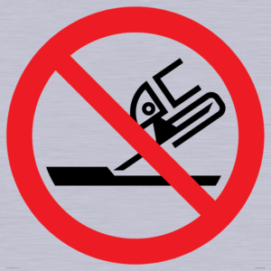 Prohibition: Do not use for face grinding